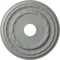 Ekena Millwork Dublin Ceiling Medallion (Fits Canopies up to 5 1/8"), 17 7/8"OD x 3 5/8"ID x 1 1/4"P, Primed White CM17DU - alternate 1